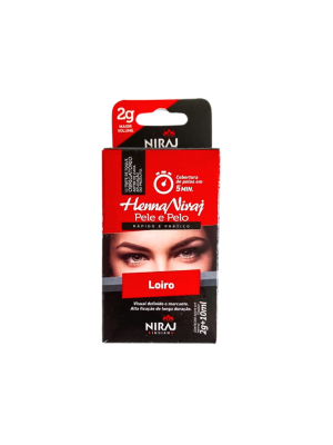 HENNA PEQUENA NIRAJ LOIRO 5MIN 2GR + FIX10ML