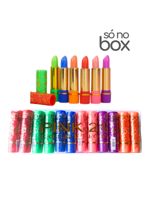 12 BATOM PINK 21 CS4344 24 HORAS COLORIDO BOX 
