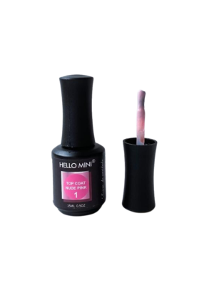 TOP COAT HELLO MINI HJ979-1 ROSA CLARO 15ML