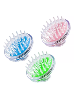 ESCOVA SILICONE 1901-006 MASSAGEADORA COURO CABELUDO