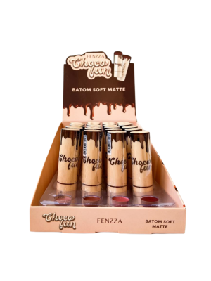 24 BATOM FENZZA FZ20086 SOFT MATTE CHOCO FUN MAIS PROVADORES