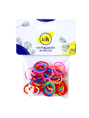 ELASTICO DE CABELO VM SILICONE COLORIDO