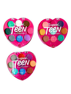 KIT MAQUIAGEM JASMYNE JSJ06118 TROPICAL TEEN