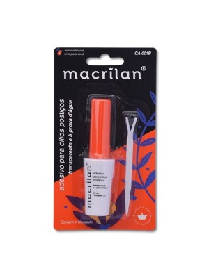 COLA P/ CILIOS MACRILAN CA001B TRANSP BLISTADA 7G