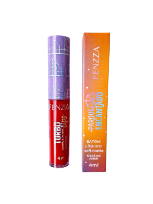 BATOM FENZZA FZ20080 SOFT MATTE MACA DO AMOR  PARQUE ENCANTANDO