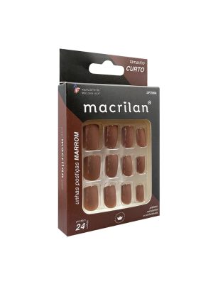 UNHA MACRILAN UP206A CT MARROM (EMB C/24)