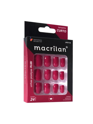 UNHA MACRILAN UP211A CURTA RUBI (EMB C/24)