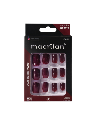 UNHA MACRILAN UP313A MEDIA VINHO (EMB C/24)