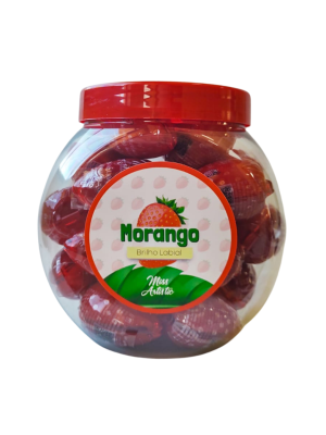 25 BRILHO LABIAL MISS ARTISTIC INFANTIL MORANGO  POTE