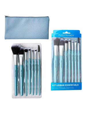 KIT PINCEL MISS FRANDY PM23-0479 (EMB C/7+NECESSAIRE)