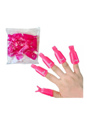 DEDEIRA PRESILHA NAIL PARA REMOCAO DE GEL E ESMALTE (EMB C/10)