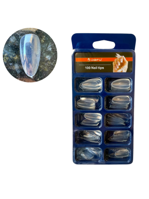 UNHA DAFU DF105-UP01T POST ALMOND TRANSPARENTE (EMB C/100)