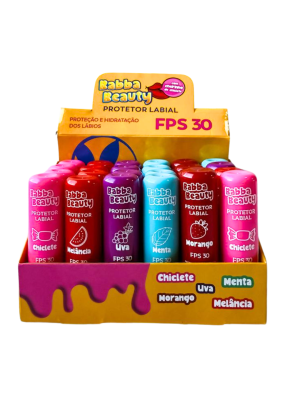24 PROTETOR LABIAL BABBABEAUTY COM FPS30  BOX