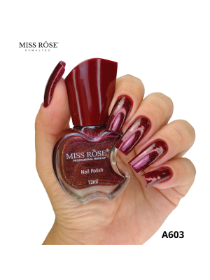 ESMALTE MISS ROSE A603 PEROLADO DIAMOND 12ML