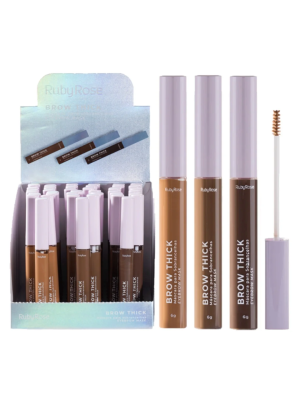 36 MASCARA P/ SOBRANCELHA RUBY ROSE HBF2800 BROW THICK BOX COM PROVADOR