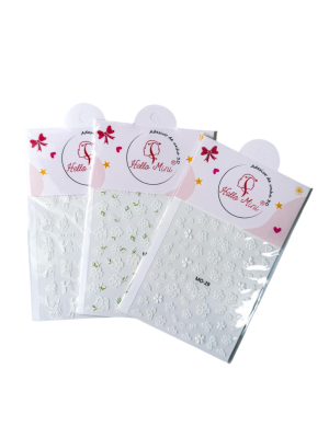 ADESIVO P/ UNHA HELLO MINI OY1124-FLORES 