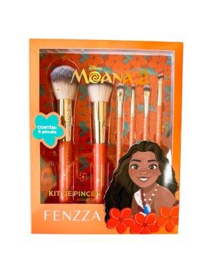 KIT PINCEL FENZZA DIS091 MOANA (C/6)