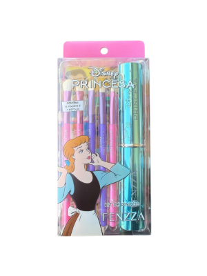 KIT PINCEL FENZZA DIS135 PRINCESA DISNEY (C/5+ESTOJO)