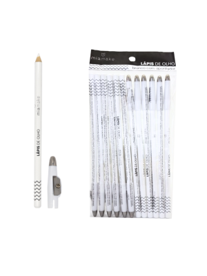 12 LAPIS MIAMAKE 318 OLHO C/ APONT BRANCO BOX