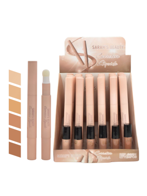 24 CORRETIVO SARAH'S BEAUTY S6631 LIQ C/ ESPONJA BOX COM PROVADORES