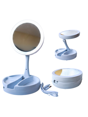 ESPELHO DE LED TB1001 RETRATIL DE MESA (USB)