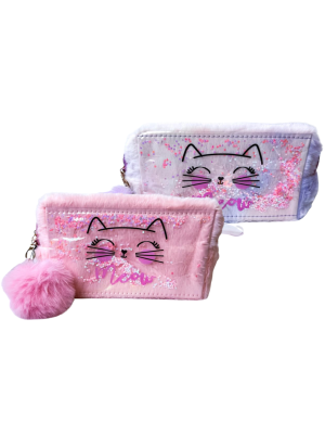 NECESSAIRE CISNE NEC-C01ML MEOW POMPOM 