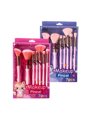 KIT PINCEL CISNE CK-037 MAKEUP GATINHO (C/7) 