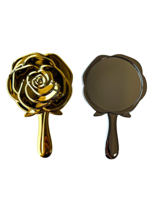 ESPELHO DE MAO DF306-ES09 MOLDURA FLOR