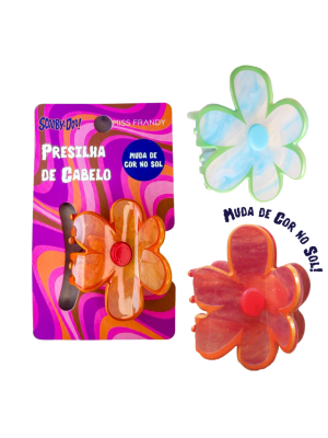 PIRANHA/PRESILHA DE CABELO MISS FRANDY WS-PC25-0304 FLOR SCOOBY DOO 