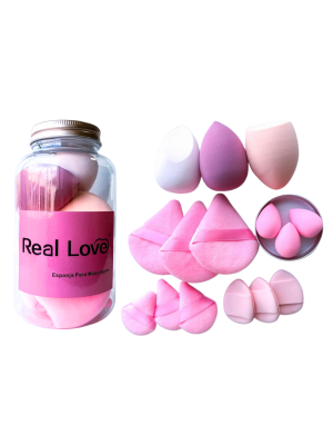 KIT ESPONJA REAL LOVE ESP18 POTE LATA (EMB C/15) 