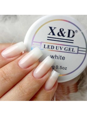 GEL LED UV X&D WHITE/BRANCO 15GR