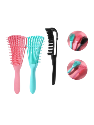 ESCOVA GRINGA DESEMBARACADORA DE CACHOS POLVO YW027